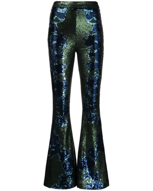 Cynthia Rowley high-waisted flared trousers
