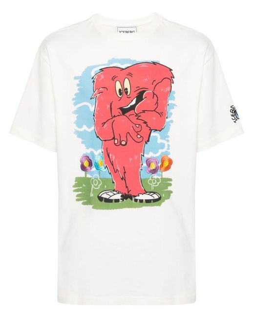 Iceberg cartoon-print T-shirt