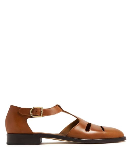 Edhen Milano cut out-detail leather sandals