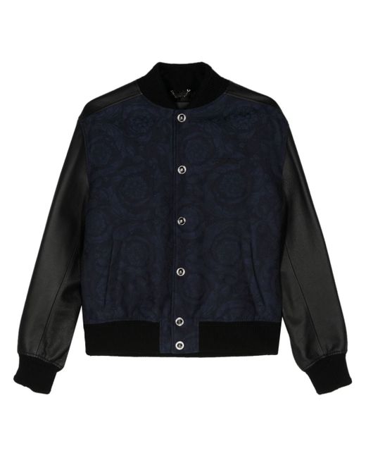 Versace Barocco-jacquard bomber jacket