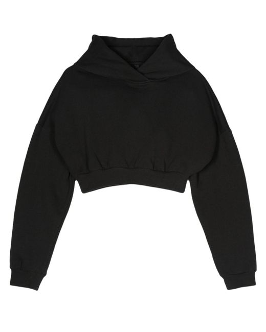 Entire studios organic-cotton cropped hoodie