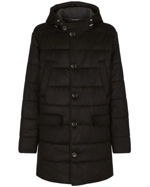 Dolce & Gabbana quilted single-breasted coat