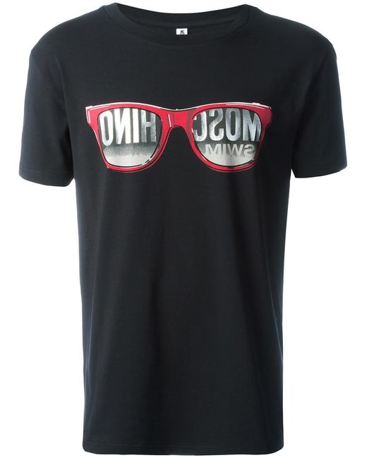 Moschino sunglasses print T-shirt Medium Cotton/Spandex/Elastane