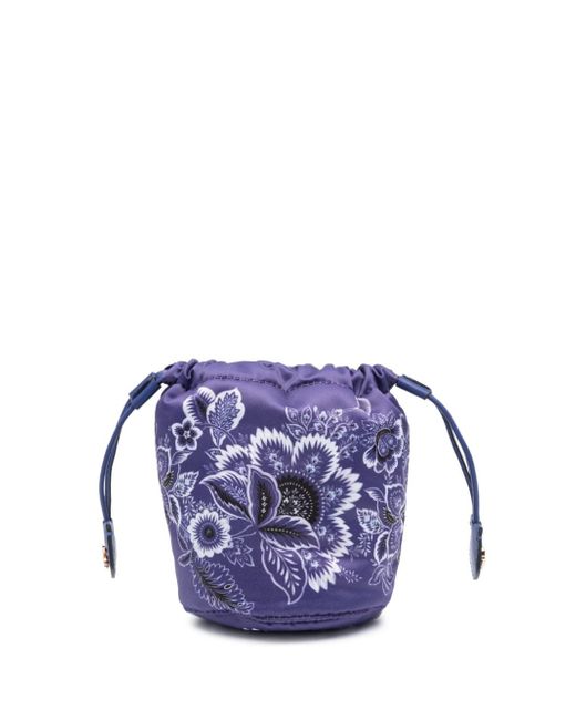 Etro floral-print bucket bag