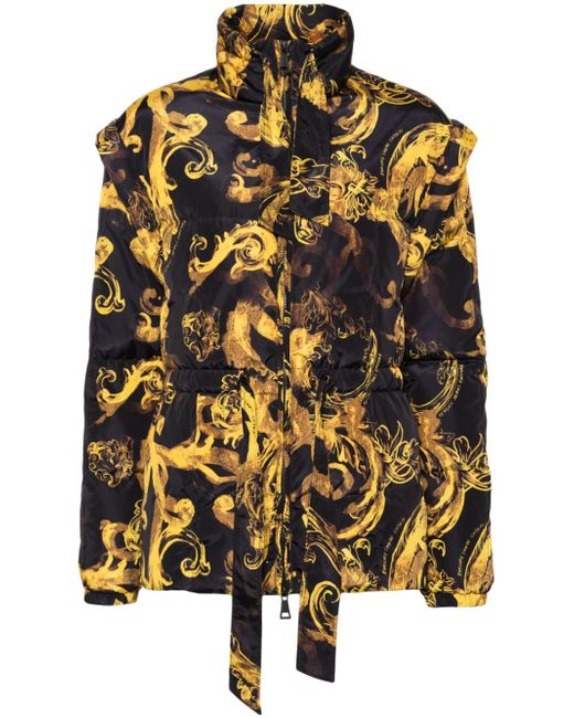 Versace Jeans Couture Barocco-print down jacket