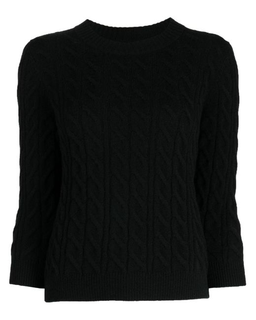 N.Peal cable-knit cashmere jumper