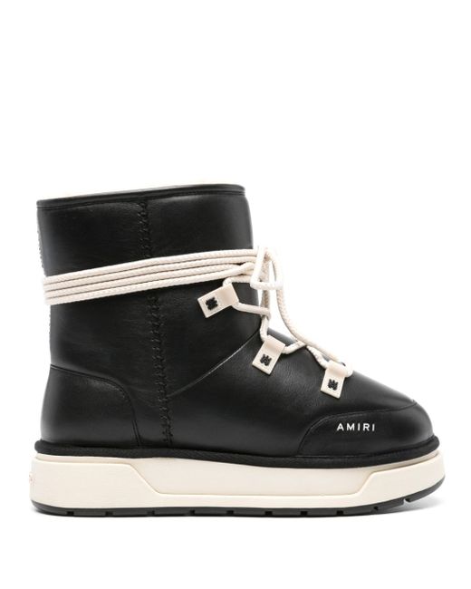 Amiri Malibu Hi leather ankle boots