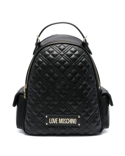 Love Moschino diamond-quilted backpack