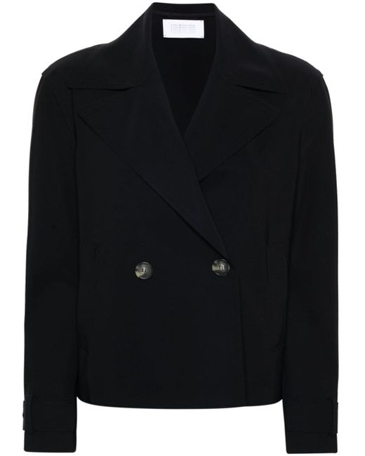 Harris Wharf London double-breasted cropped jacket