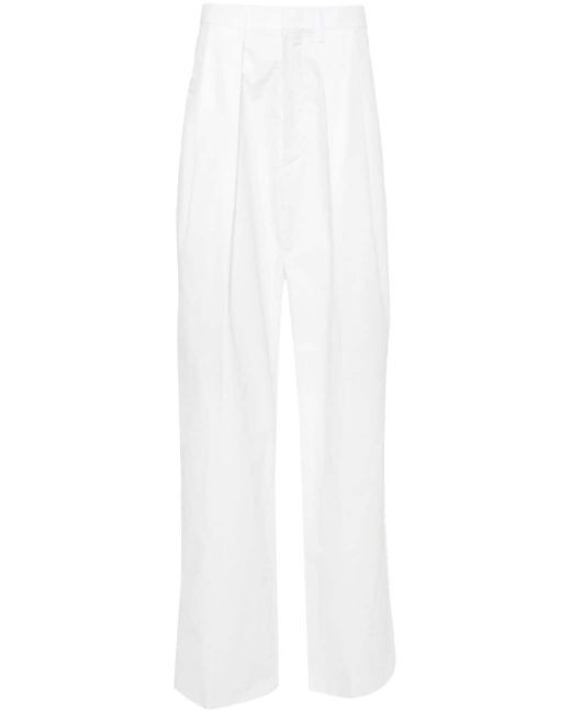 Moschino pleated wide-leg trousers