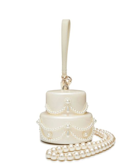 Simone Rocha pearl-embellished cake mini bag