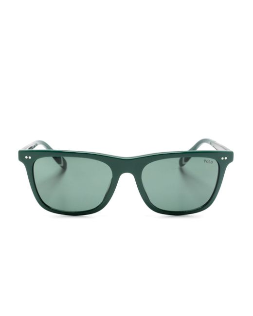 Polo Ralph Lauren tortoiseshell square-frame sunglasses