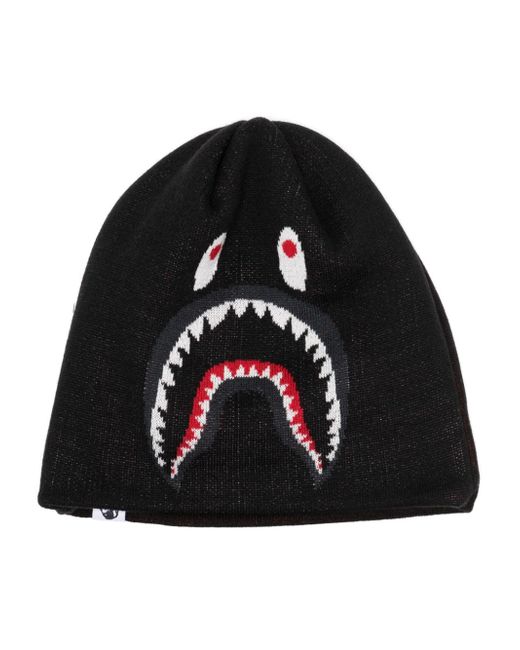 A Bathing Ape patterned intarsia-knit beanie