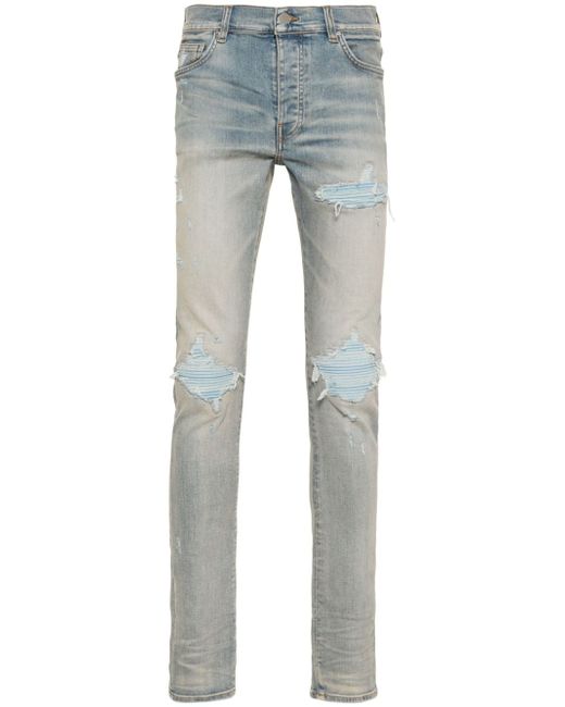 Amiri MX1 Suede skinny jeans