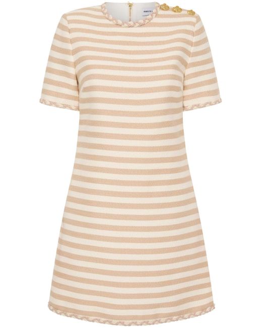 Rebecca Vallance Maurice striped minidress