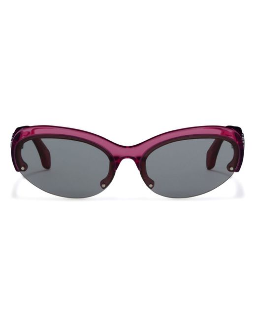 Palm Angels Palmdale oval-frame sunglasses
