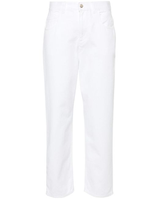 Moncler high-rise cropped jeans
