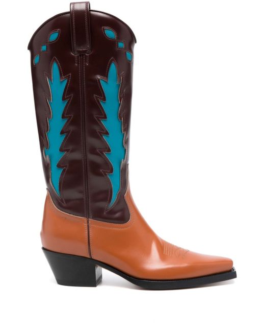 Buttero® 50mm leather cowboy boots