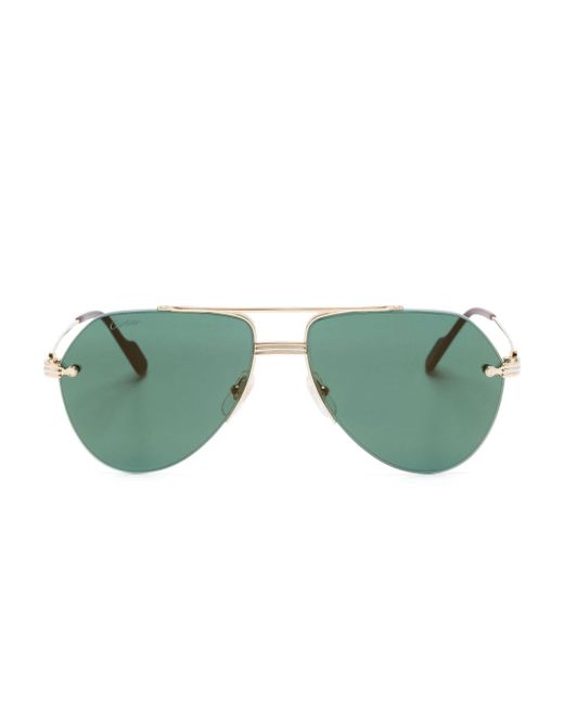 Cartier round-frame tinted sunglasses