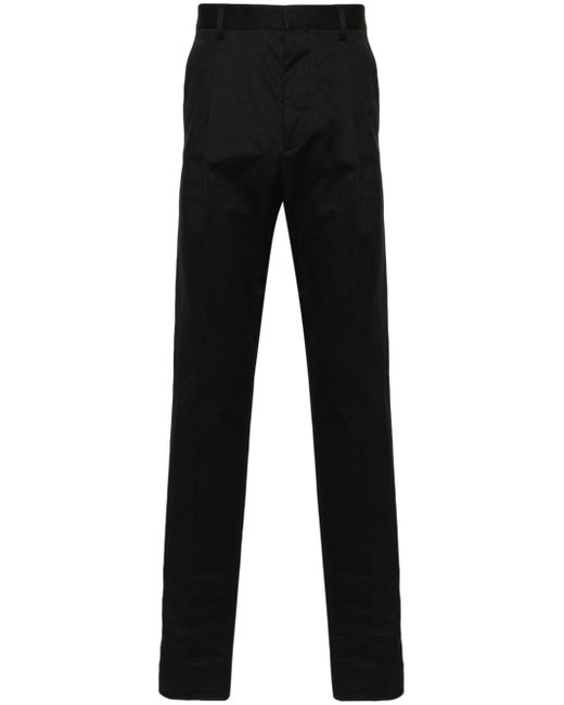 Dsquared2 cotton tailored straight-leg trousers