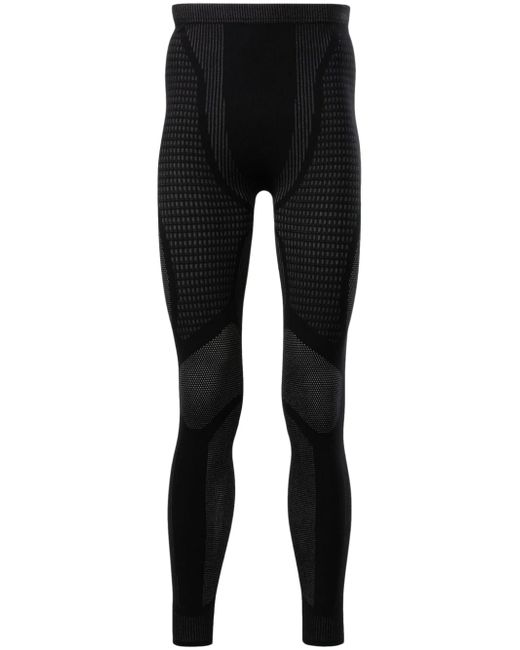 Reebok LTD Baselayer patterned-jacquard leggings