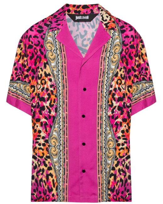 Just Cavalli leopard-print shirt