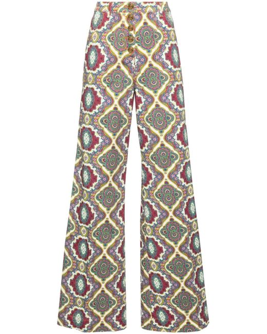 Etro high-rise flared jeans