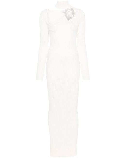 Giuseppe Di Morabito crystal-embellished knitted dress