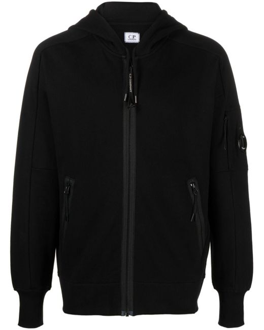 CP Company Lens-detail zipped-up hoodie
