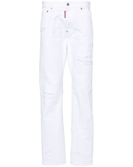 Dsquared2 642 cotton straight jeans