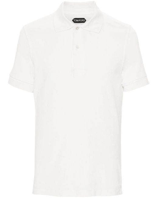 Tom Ford towelling-finish polo shirt