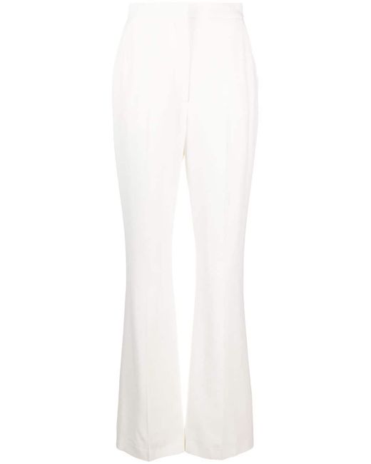 Alexander McQueen high-rise flared tailored trousers
