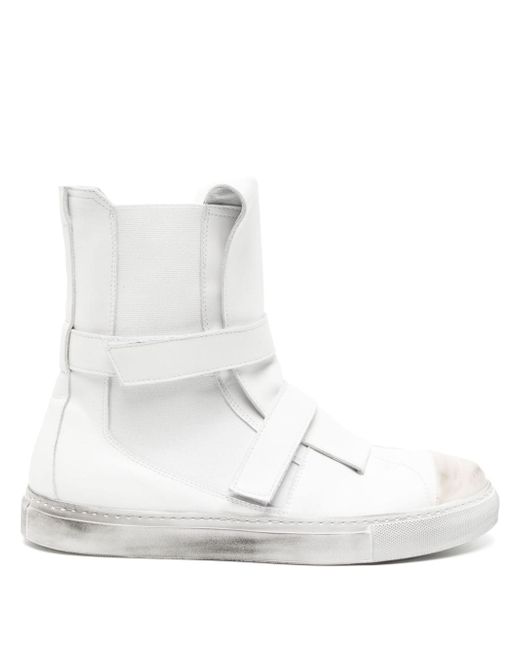 Nicolas Andreas Taralis touch-strap high-top leather sneakers