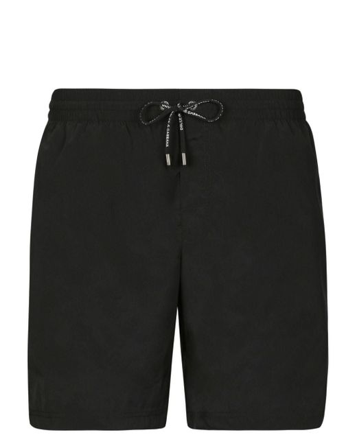Dolce & Gabbana DG-print drawstring swim shorts