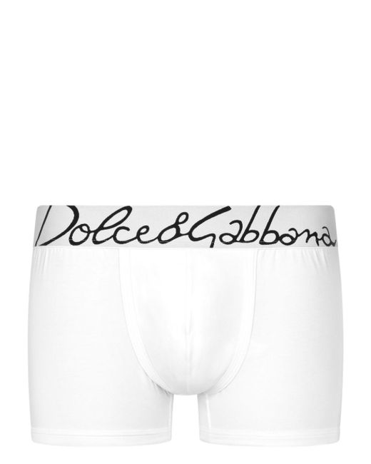Dolce & Gabbana logo-waistband jersey boxers