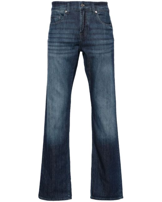 7 For All Mankind Headway mid-rise straight-leg jeans