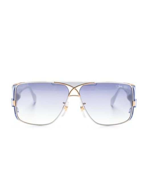 Cazal 955 wraparound-frame sunglasses