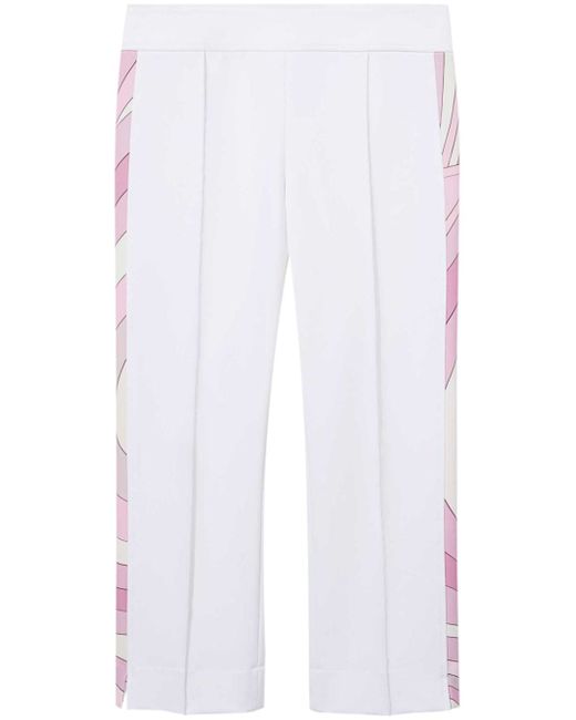 Pucci Iride-print cropped trousers