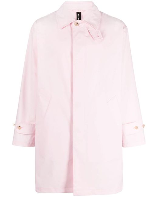 Mackintosh Soho single-breasted raincoat
