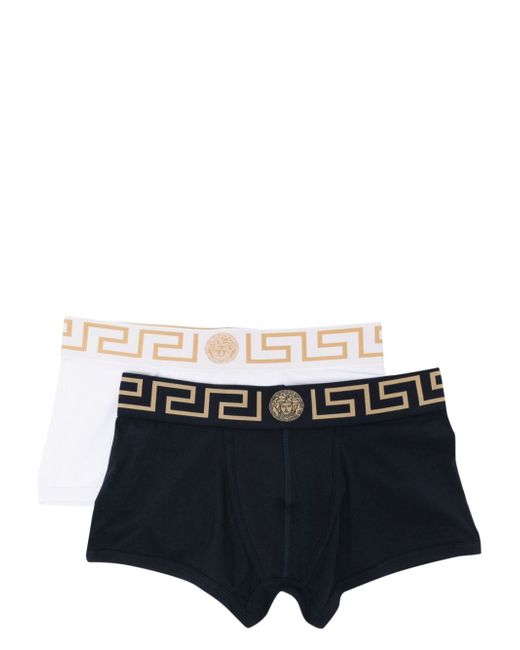 Versace Greca-waistband boxer pack of two