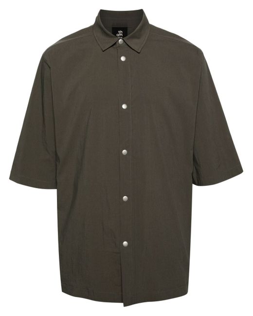 Thom Krom short-sleeve poplin shirt