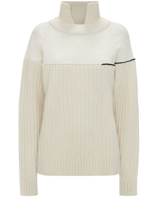 Victoria Beckham collar-detail wool jumper