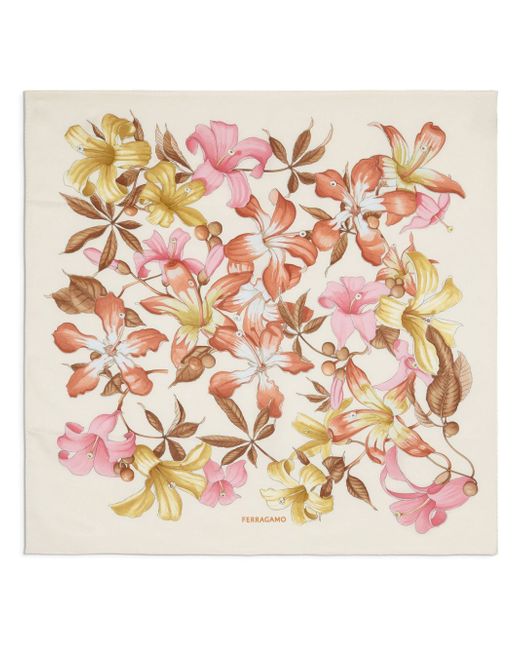 Ferragamo floral-print scarf