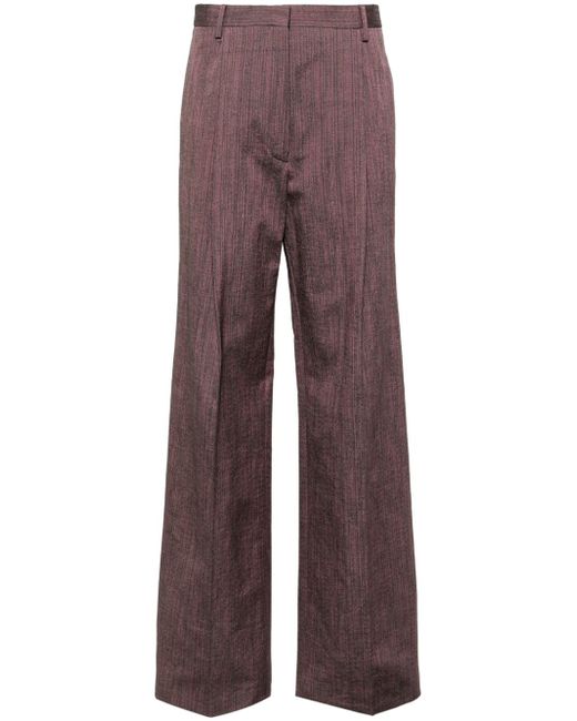 Dries Van Noten pleated tailored trousers