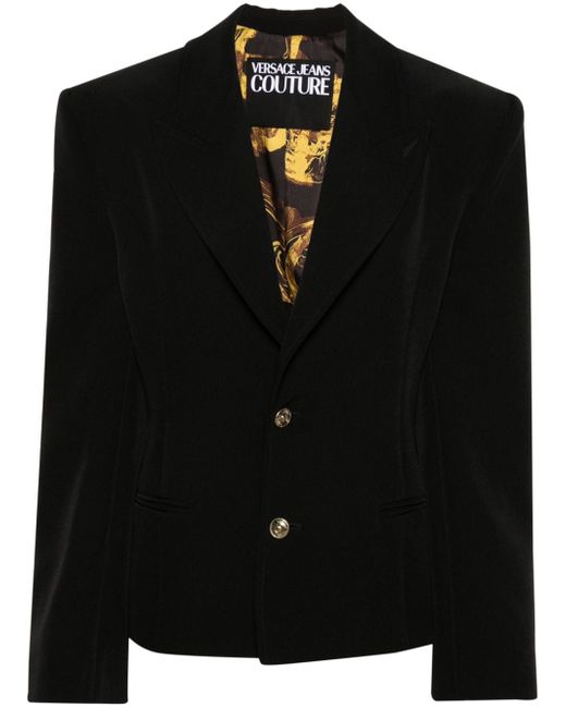 Versace Jeans Couture lace-up single-breasted blazer