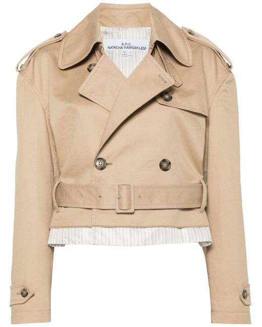 A.P.C. layered trench coat