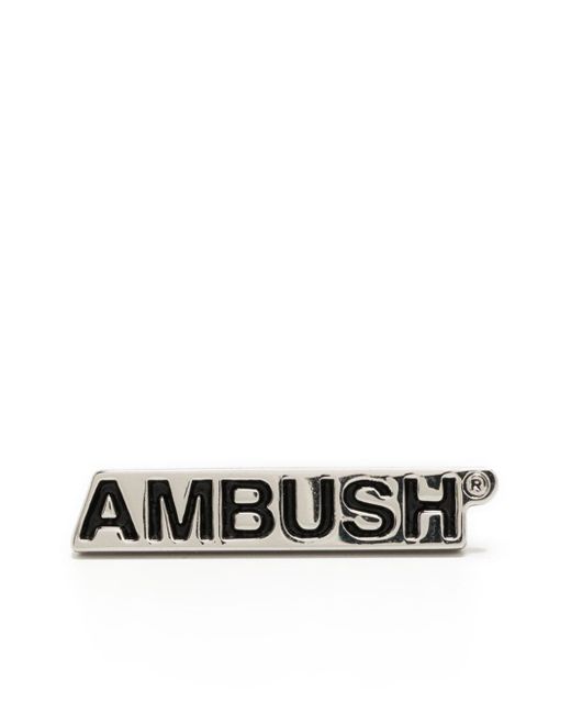 Ambush Name Plate engraved earrings