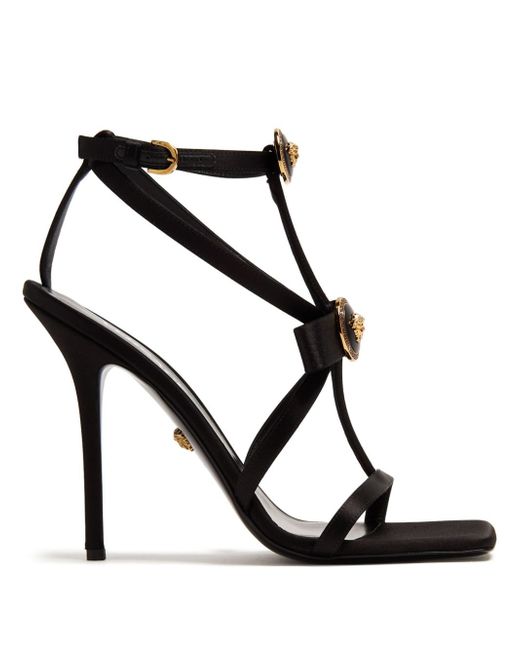 Versace Gianni Ribbon 110mm satin sandals