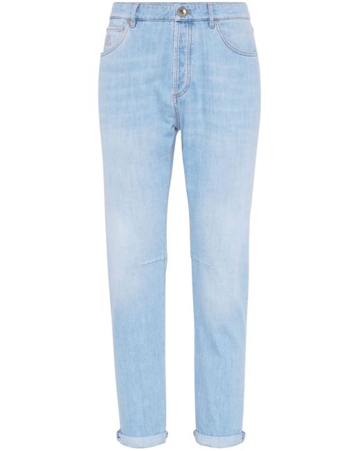 Brunello Cucinelli tapered-leg jeans