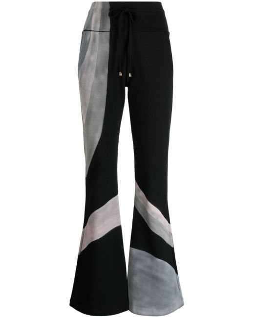 Madison.Maison x Designing Hollywood Hand-painted cotton track trousers